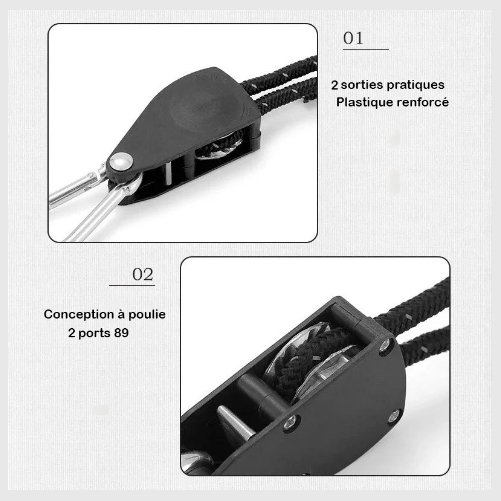 CampFix™ – Corde Ajustable Haute Résistance