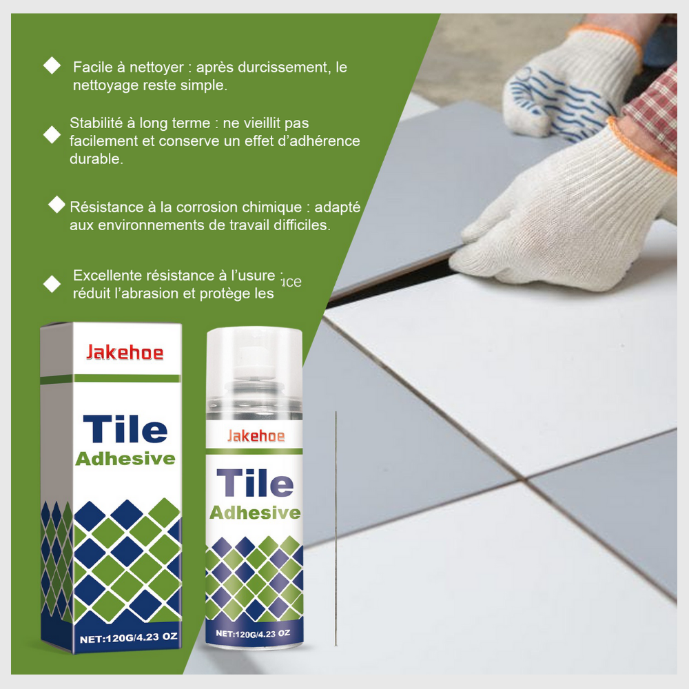 FixCarrelage™ – Spray adhésif pour carrelage