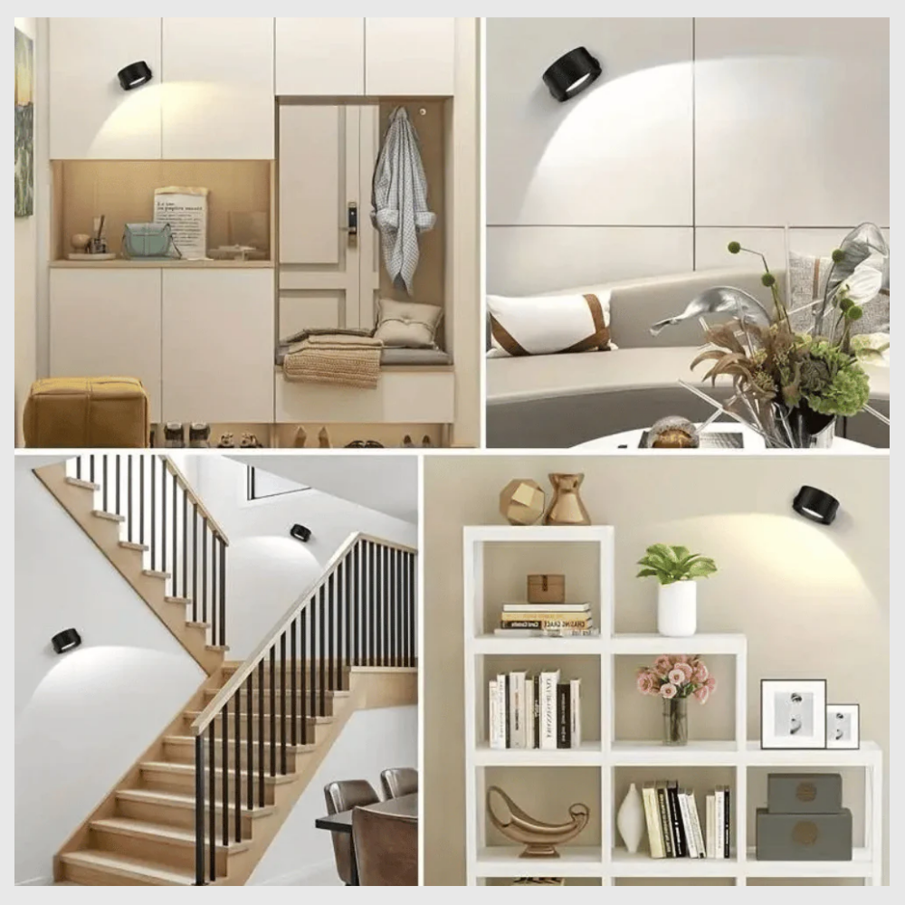 Lampe murale led sans fil