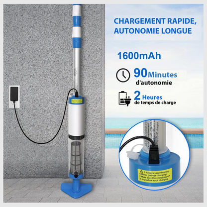 ClearWave™Aspirateur de piscine sans fil