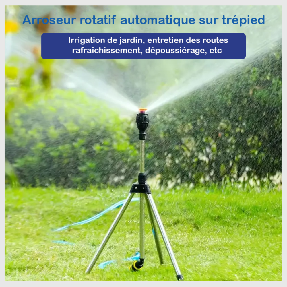 AquaReach™ – Arroseur 360° sur Trépied