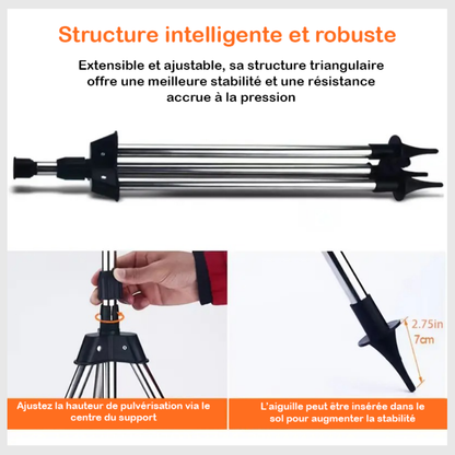 AquaReach™ – Arroseur 360° sur Trépied