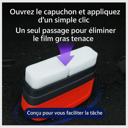 Brosse de nettoyage pour film d'huile automobile
