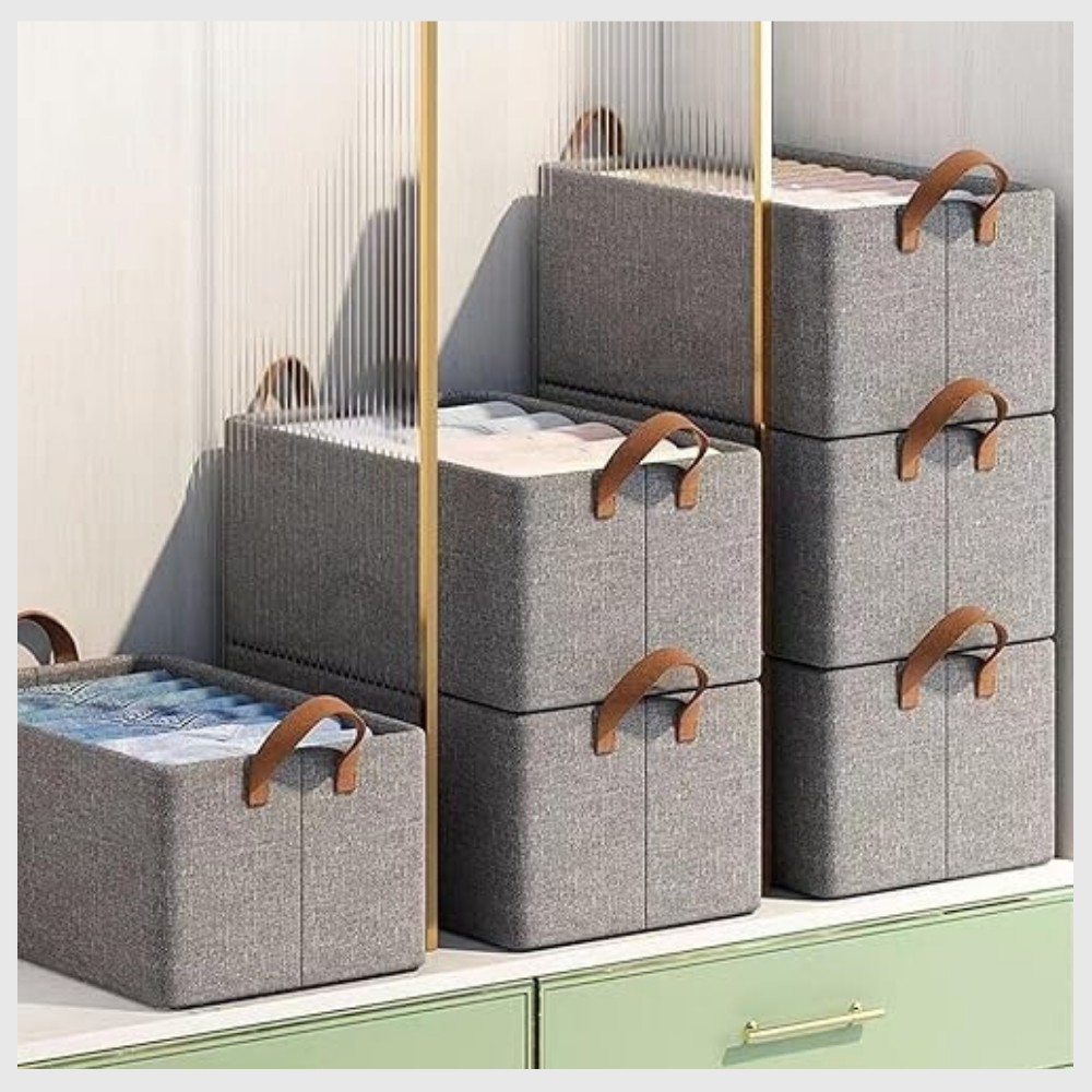 StockaBox™ – Boîte Pliable en Tissu Ultra-Résistant