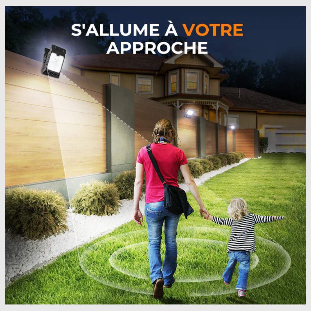 LumiClip™ – Lampe Solaire Détecteur