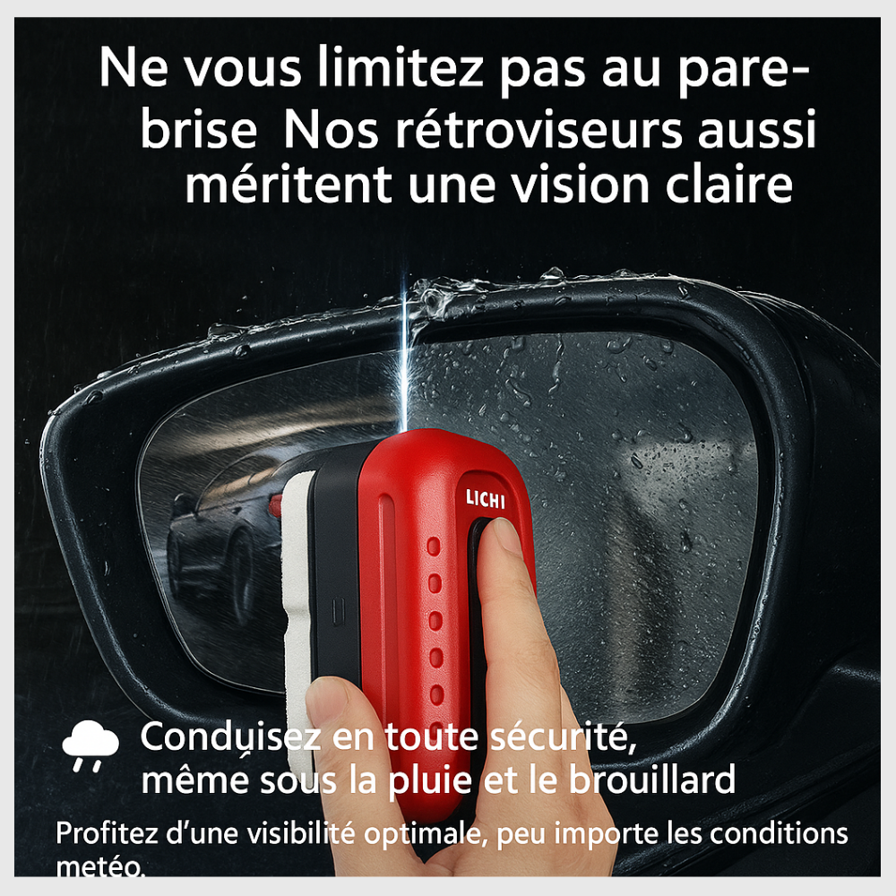 Brosse de nettoyage pour film d'huile automobile