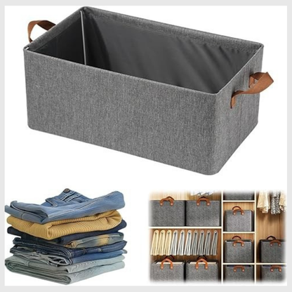 StockaBox™ – Boîte Pliable en Tissu Ultra-Résistant