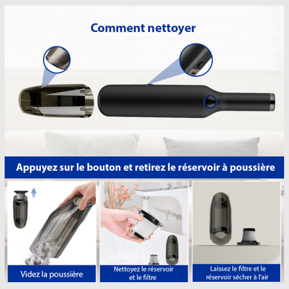 VortexClean™ – Aspirateur Véhicule Sans Fil
