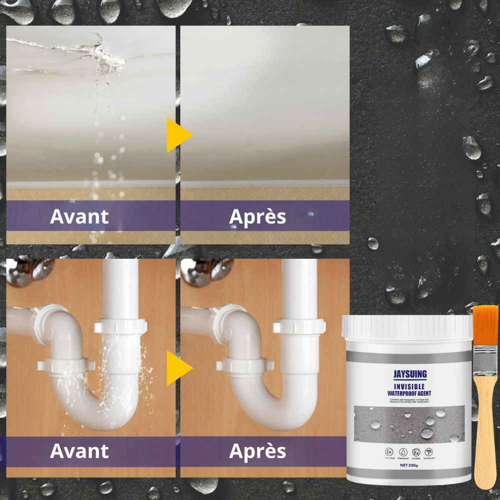 InvisiSeal™ – Étanchéité Transparente Instantanée