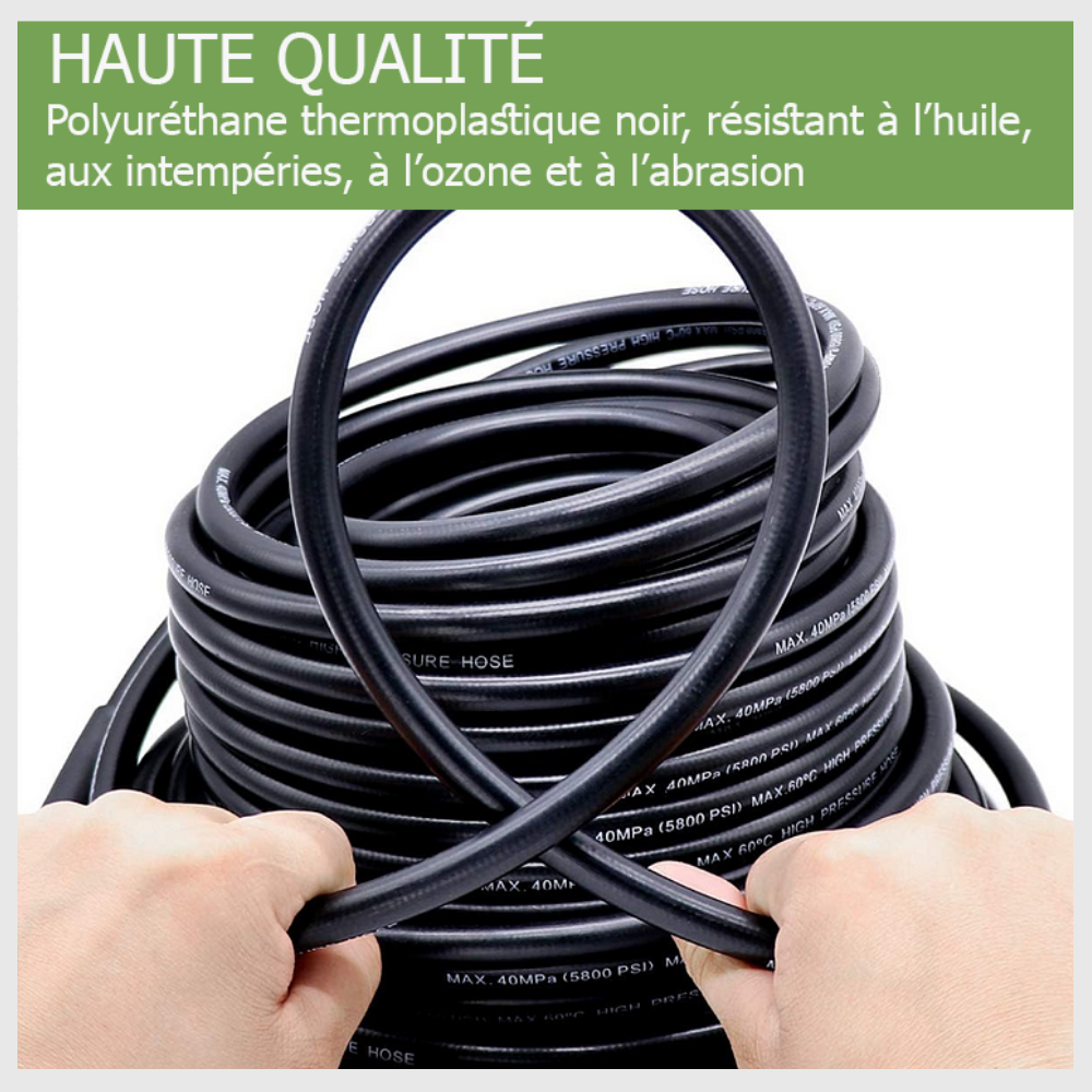 HydroJetix™ – Kit Déboucheur Haute Pression 5800 PSI