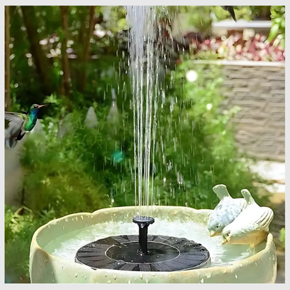 Fontaine solaire autonome