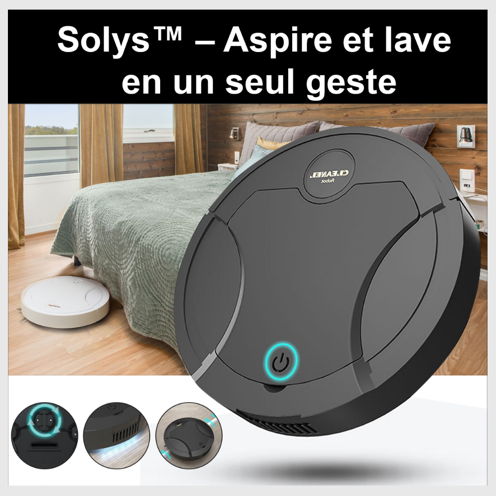 Solys™ – Aspire et lave en un seul geste