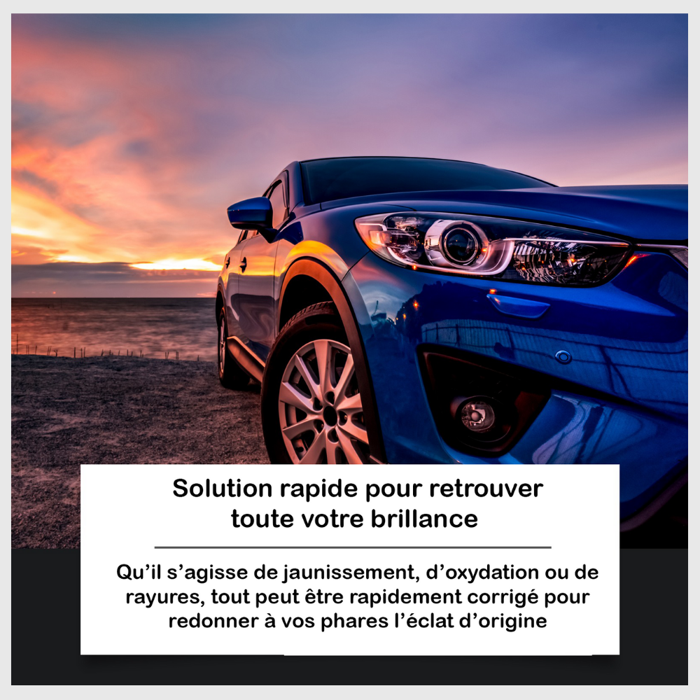 ClairLumi™ – Liquide de réparation pour phares de voiture