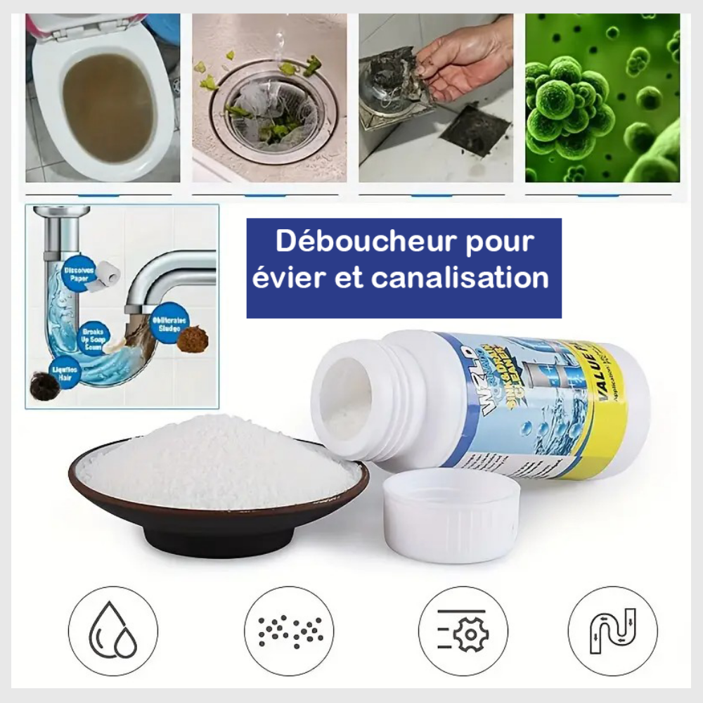 DrainPure™ – Déboucheur Multi-Action