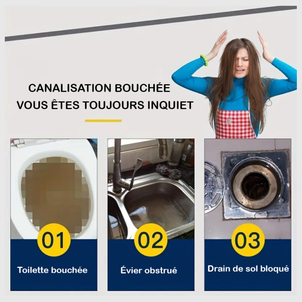 DrainPure™ – Déboucheur Multi-Action