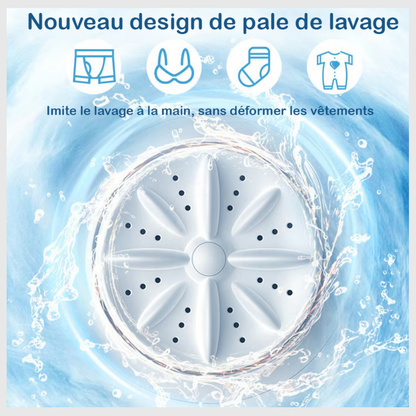 WashEase™ Mini lave-linge portable rechargeable