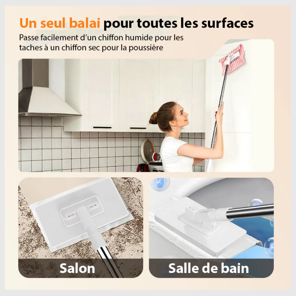 ÉcoBalai™ – Propreté Rapide, Sans Gaspillage