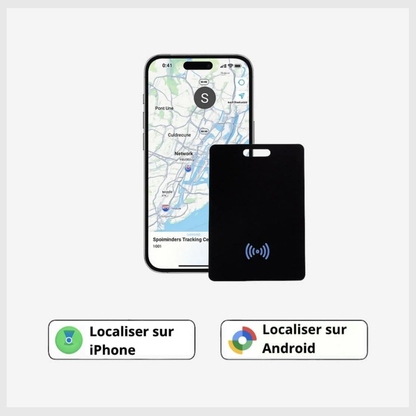 Trackit™ – Carte de Suivi GPS Élégante et Discrète