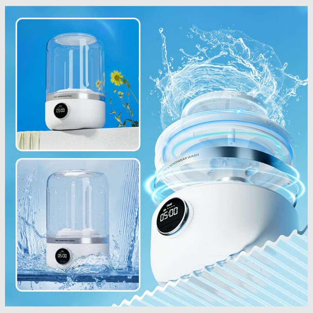 WashEase™ Mini lave-linge portable rechargeable