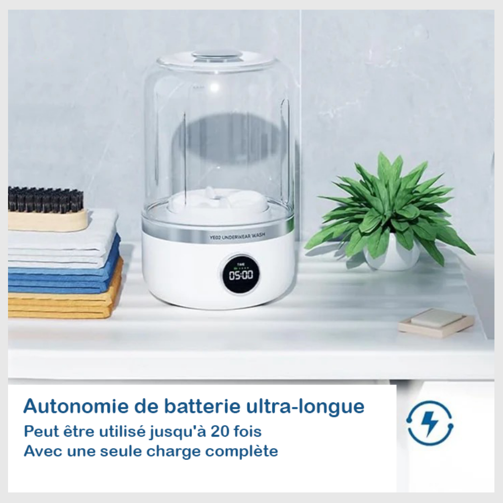 WashEase™ Mini lave-linge portable rechargeable