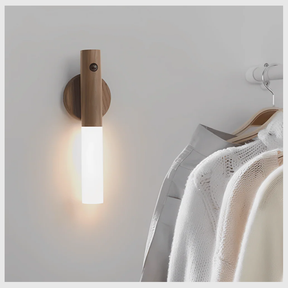 LumiNoir™Veilleuse LED murale sans fil