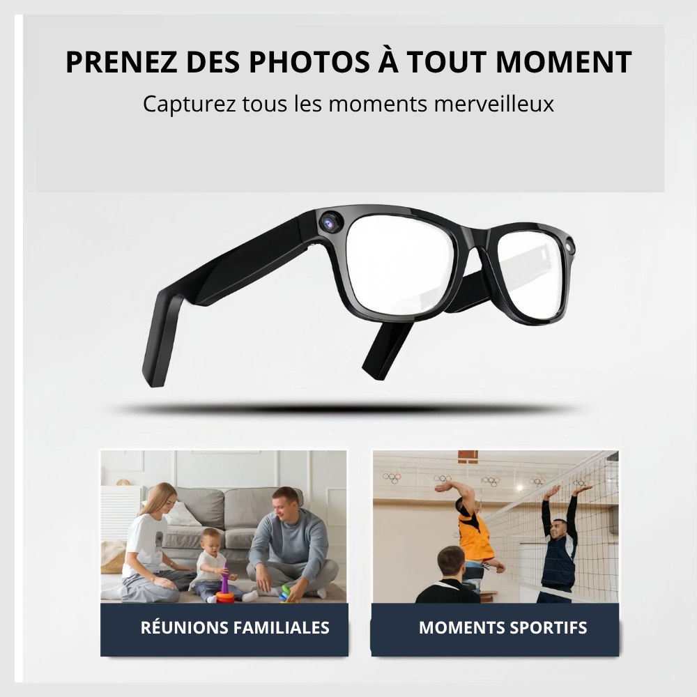 VisionPro™ – Lunettes Connectées IA
