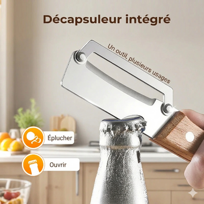 ÉplucheurPro 5-en-1 — Épluchez 5× plus vite, sans effort | Pack Duo