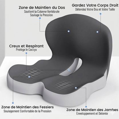 ErgoRelief Pro | Coussin Ergonomique Mémoire de Forme