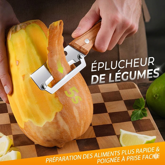 ÉplucheurPro 5-en-1 — Épluchez 5× plus vite, sans effort | Pack Duo