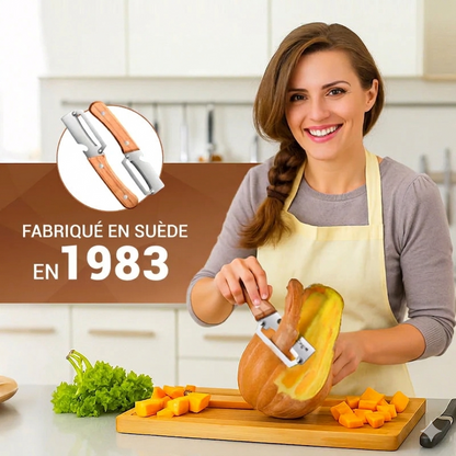 ÉplucheurPro 5-en-1 — Épluchez 5× plus vite, sans effort | Pack Duo