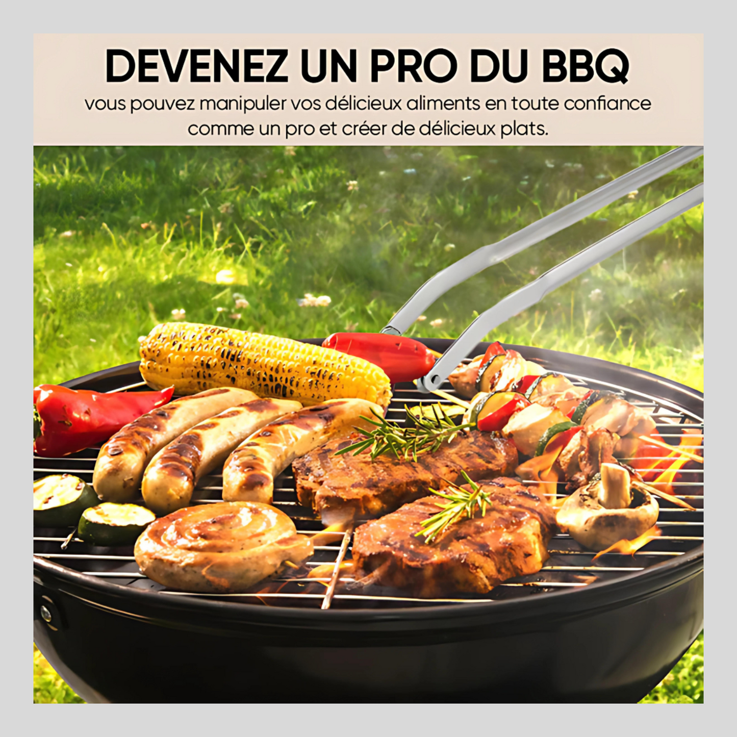 PINCE À RETOURNER LES SAUCISSES BBQ