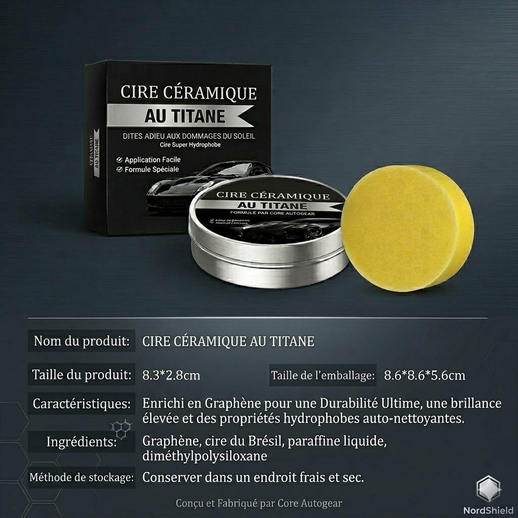 NordShield Céramique Titanium — Brillance Miroir en 15 Minutes