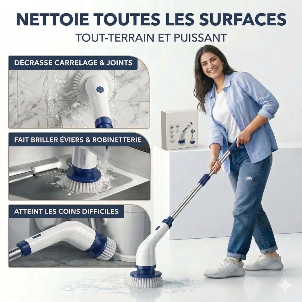 Brosse Nettoyante Spin Pro