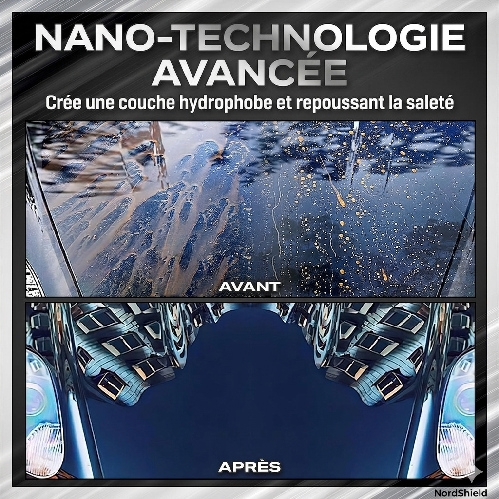 NordShield Céramique Titanium — Brillance Miroir en 15 Minutes