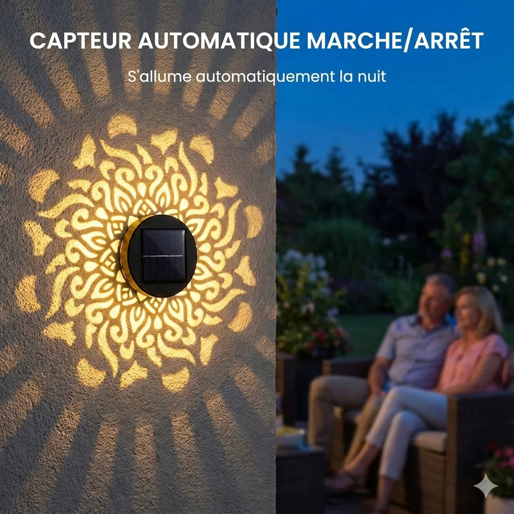 LunaGlow Mandala Pro — Projecteur Solaire d'Ambiance