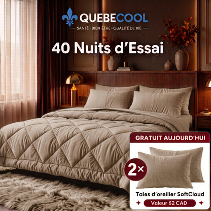 DouxNid™ – Couette Matelassée Ultra-Douce 4 Saisons