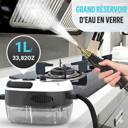 NettoPro Vapeur X — Nettoyeur Vapeur Portatif 2500W | Sans Produits Chimiques