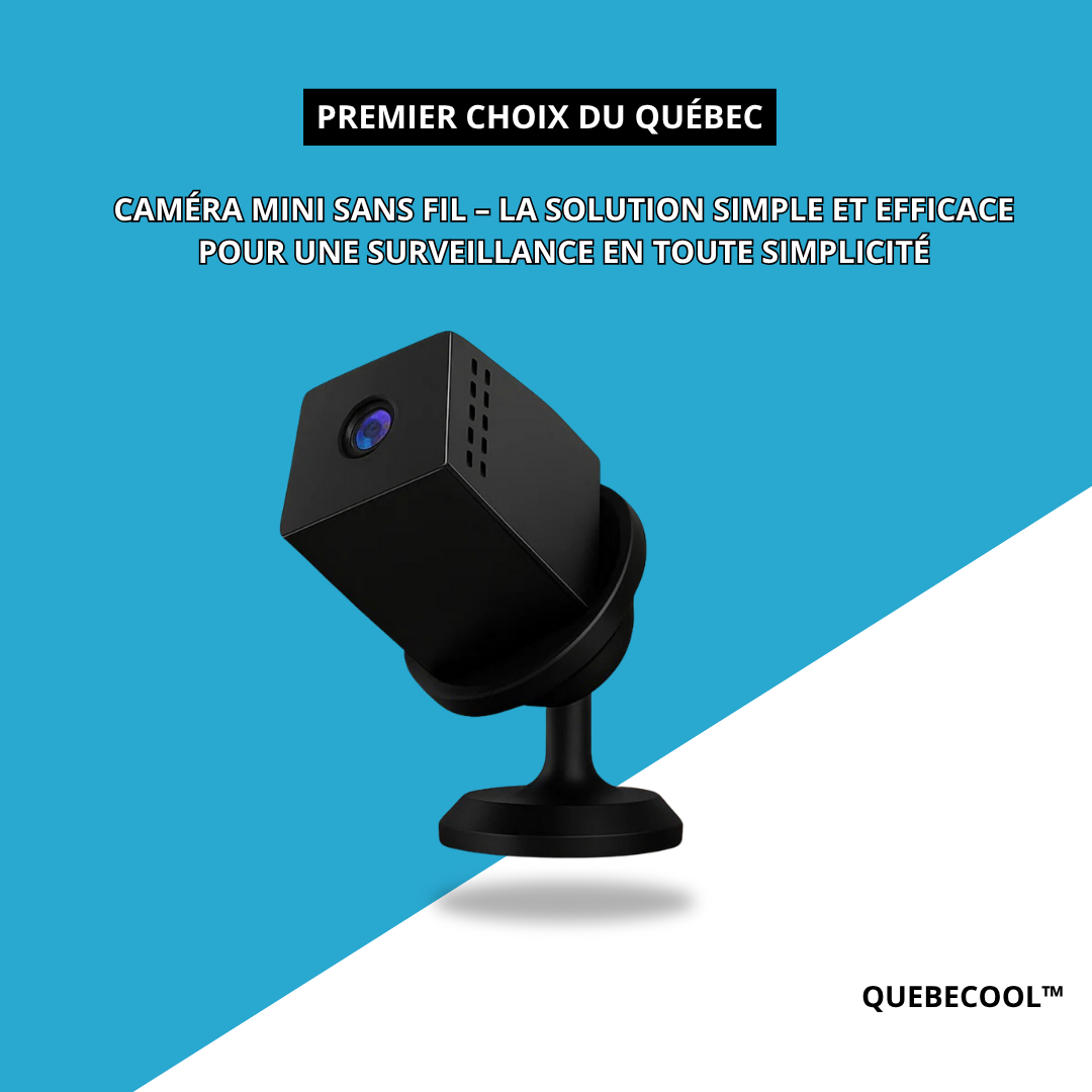 Sécurisez Votre Espace en Toute Simplicité avec Notre Mini Caméra Sans Fil