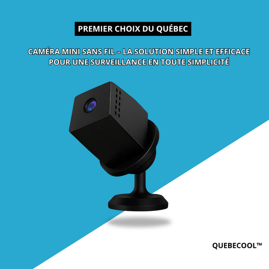 Sécurisez Votre Espace en Toute Simplicité avec Notre Mini Caméra Sans Fil