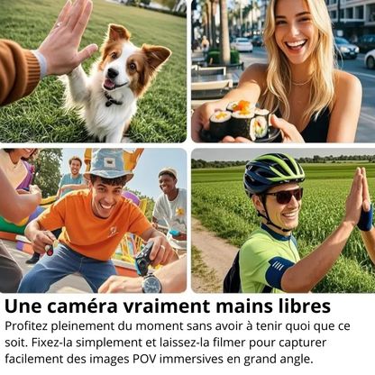 SKYPRO™ – Caméra POV 4K Mains Libres