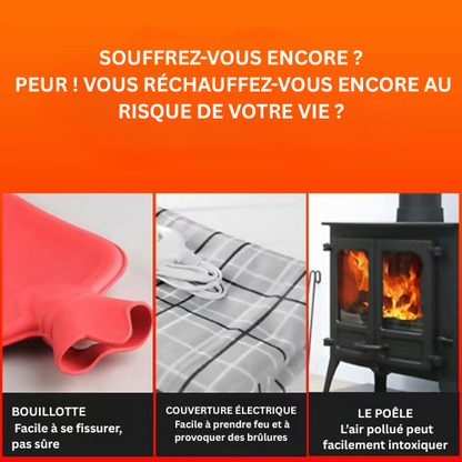 HeatLuxe™ – Chauffage LED Compact et Silencieux avec Thermostat Réglable