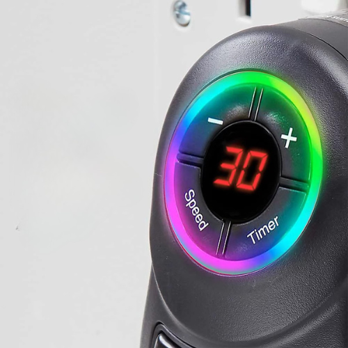 HeatLuxe™ – Chauffage LED Compact et Silencieux avec Thermostat Réglable