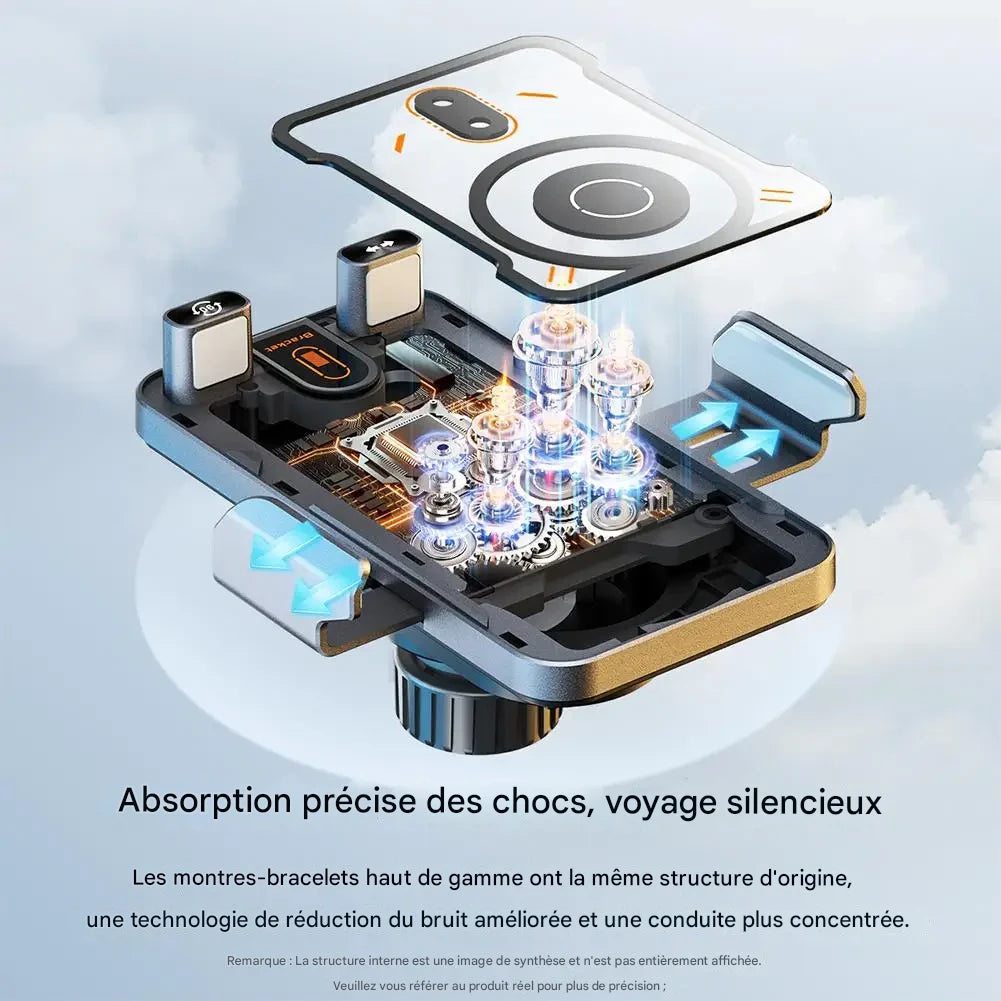 ChargeFlow™ – Support Auto Intelligent à Recharge Sans Fil