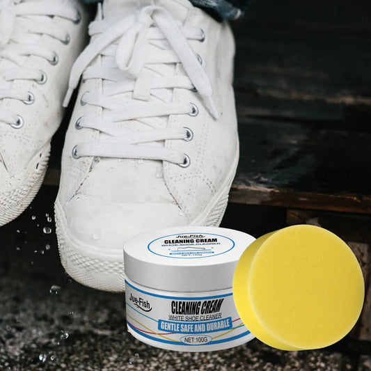 Crème Nettoyante pour Chaussures Blanches : Une Propreté Étincelante Assurée