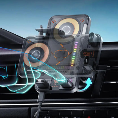 ChargeFlow™ – Support Auto Intelligent à Recharge Sans Fil