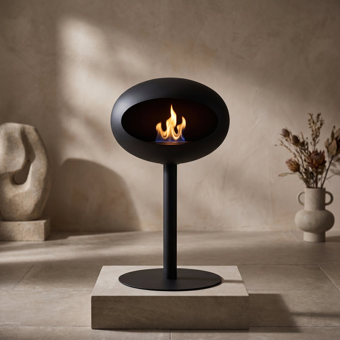 FoyerNord™ — Cheminée Décorative Sans Conduit | Flamme Réelle