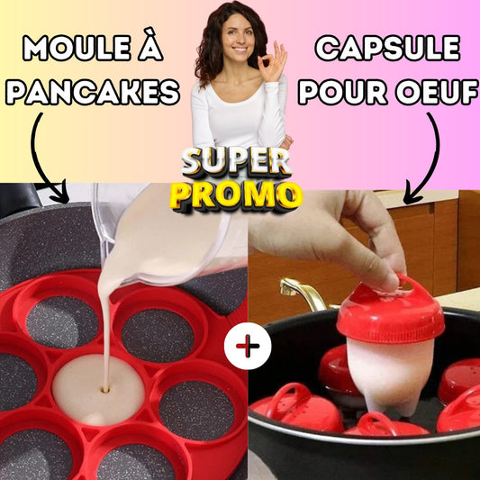 Moule à Pancakes & Capsule pour Œuf