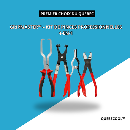 GripMaster™ – Kit de Pinces Professionnelles 4-en-1