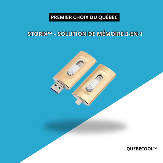 Storix™ – Solution de Mémoire 3-en-1