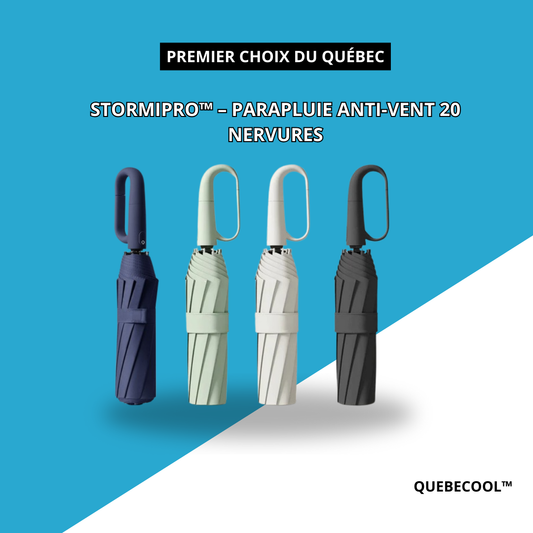 StormiPro™ – Parapluie Anti-Vent 20 Nervures